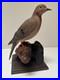Bird Wood Sculpture Painting John R Fairfield California Famous Vintage 1985