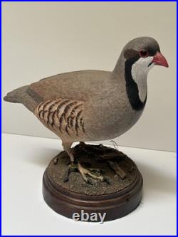 Bird Wood Sculpture Painting John R Fairfield California Famous Vintage 1988