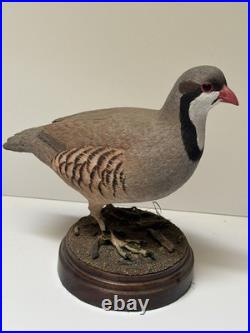 Bird Wood Sculpture Painting John R Fairfield California Famous Vintage 1988