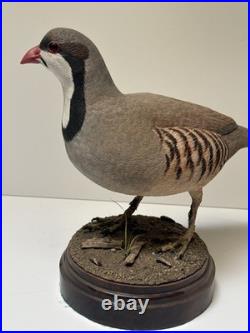 Bird Wood Sculpture Painting John R Fairfield California Famous Vintage 1988