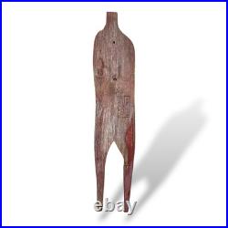 Brian Andreas Folk Wood Sculpture Story People Deep Roots Vintage Wall Art