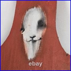 Brian Andreas Folk Wood Sculpture Story People Deep Roots Vintage Wall Art