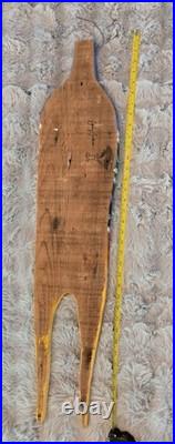 Brian Andreas Story People Vintage 2005 Signed Wood Sculpture Crayon Pirate Rare