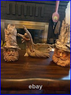 Bring the Spirit of the Frontier Home Rare Vintage Stephen Herrero Carved Maste