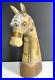 Carousel Horse Head Carved Wood Sculpture Hand Painted Folk Art Vintage