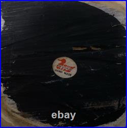 Cat Hand Carved Curled Sleeping Cat Wood Folk Art Large Vintage 1970s-1980s Prod