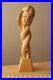 Charming! MID Century Girl Wood Sculpture! Modern Vtg 50's 60's Art Rapunzel