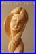 Charming! MID Century Girl Wood Sculpture! Modern Vtg 50's 60's Art Rapunzel