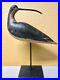 Curlew Shorebird Decoy Carving, Initials Nk, Glass Eyes, Wood Bill, withStand