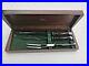 Cutco Deluxe Carving Set Presentation Box Wood Case Rare Vintage HTF 14 Etched