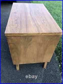 Danish Sculptural Front Nightstand End Side Table Dresser Pearsall Vintage Base