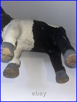 David Alvarez Pig Mexican Folk Art wood carving Vintage