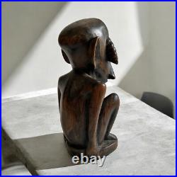 Degenerate Art Vintage Wood Sculpture