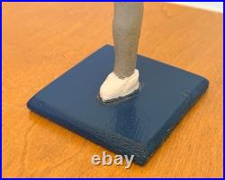 Denzil Goodpaster Carved Wood Kentucky Folk Art Sculpture Statue Figure Vtg Mcm