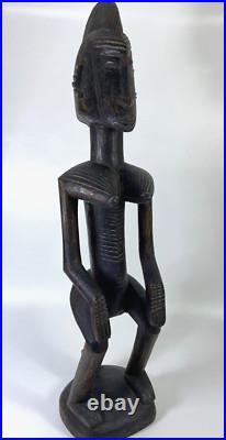 Dogon Carved Wood Fertility Female African Tribal Art Statue Sculpture Vintage