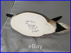 Ed Snyder Pintail Decoy Wood Carving 1985