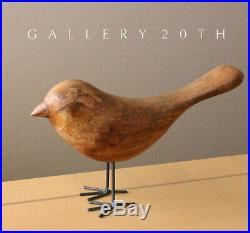 Epic! MID Century Modern Wood Bird Sculpture! Eames Era Vtg 50s Plovers Art