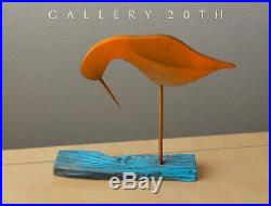 Epic! MID Century Modern Wood Bird Sculpture! Vtg 50s Sandpiper Art Modernist