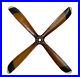 Four Blade Wooden Propeller 47 WWII Airplane Aviation Wall Mount Hanging Decor