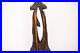 Francois Sanon Haitian Art Man & Woman Wood Sculpture VERY RARE Signed Vintage