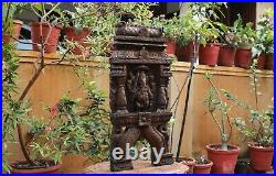 Ganesha Statue Wall Panel Sculpture Ganesh Kavadi Temple Vintage Home Decor Rare
