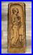 Gil Bourgault Carved Wood Sculpture Large 36x13x2.5 Signed VERY RARE Vintage