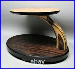 Gorgeous Mid-Century Modern HENREDON Burl Wood Sculptural Coffee Table c. 1970