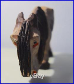 H. S. Andy Anderson Wood Carving, Horse Sculpture, Vintage, circa 1938-1942