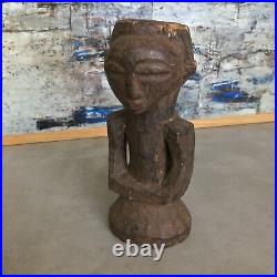 HEMBA Congo Statue Vintage Antique African Art Wood Sculpture