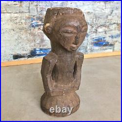 HEMBA Congo Statue Vintage Antique African Art Wood Sculpture