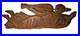 Hand Carved Wood Angel Trumpet Vintage Philippines 28 Long Sculpture Wall Hang