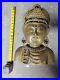 Hand Carved Wood Bodhisattva Bust Mask Art Sculpture Vintage