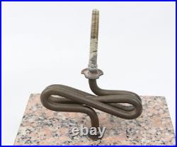 Hand Carved Wood Folk Art 29 Sculpture Cubist Face Bust Vintage Tiki Witco