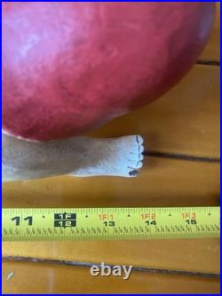 Hand Carved Wooden Balinese Flying Angel Oversized Penis Folk Art Indonesia VTG