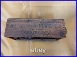 Handcarved Diorama in Vintage Cheese Box Early 1900s UNIQUE