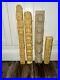 Harold H. L. Enlow Resin Wood Carvings Lot Of 4, Debbe Edward's, Vintage Rare