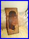 Indian Large wood sculpture 3D Picture Vintage