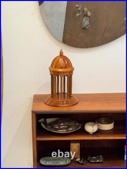 Italian Grand Tour Architectural Wood Dome Sculpture Model Neoclassical Vtg Rome