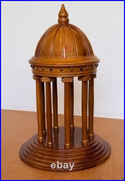 Italian Grand Tour Architectural Wood Dome Sculpture Model Neoclassical Vtg Rome