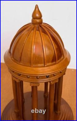 Italian Grand Tour Architectural Wood Dome Sculpture Model Neoclassical Vtg Rome