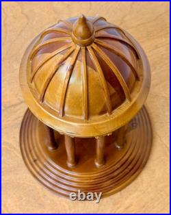 Italian Grand Tour Architectural Wood Dome Sculpture Model Neoclassical Vtg Rome
