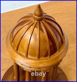 Italian Grand Tour Architectural Wood Dome Sculpture Model Neoclassical Vtg Rome