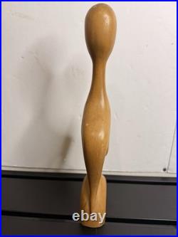 J G Casas Vintage Wood Sculpture Carving Modernism Abstract MID Century Modern
