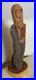 JOHN TOLLARD TAOS. N. M. VINTAGE 1989 St Francis Carved Cedar Sculpture 17 TALL