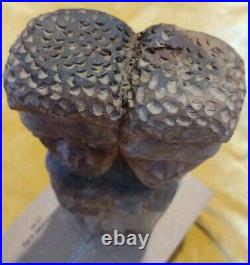 Jamaican Love Unity Totem Blue Mahoe Wood Carving By Eric Williams 13 Vintage