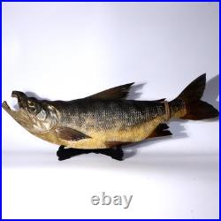 Japanese Vintage Wooden Carving of Salmon Ornate Sculpture WO414