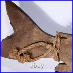 Japanese Vintage Wooden Carving of Salmon Ornate Sculpture WO414