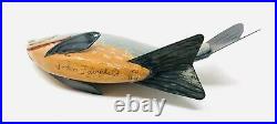 John Fairfield Sunfish Folk Art Fish Spearing Decoy Carving Ice Fishing Kp21