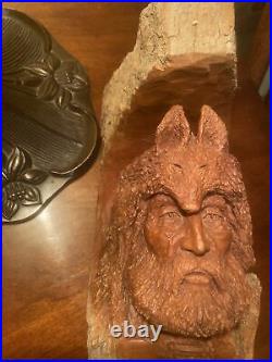 Ken Acton @The West in Wood vintage carving