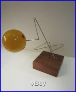 Kinetic Objects Vintage Lucite Wire Wood Tork Kinetic Sculpture Mid-Century 60s